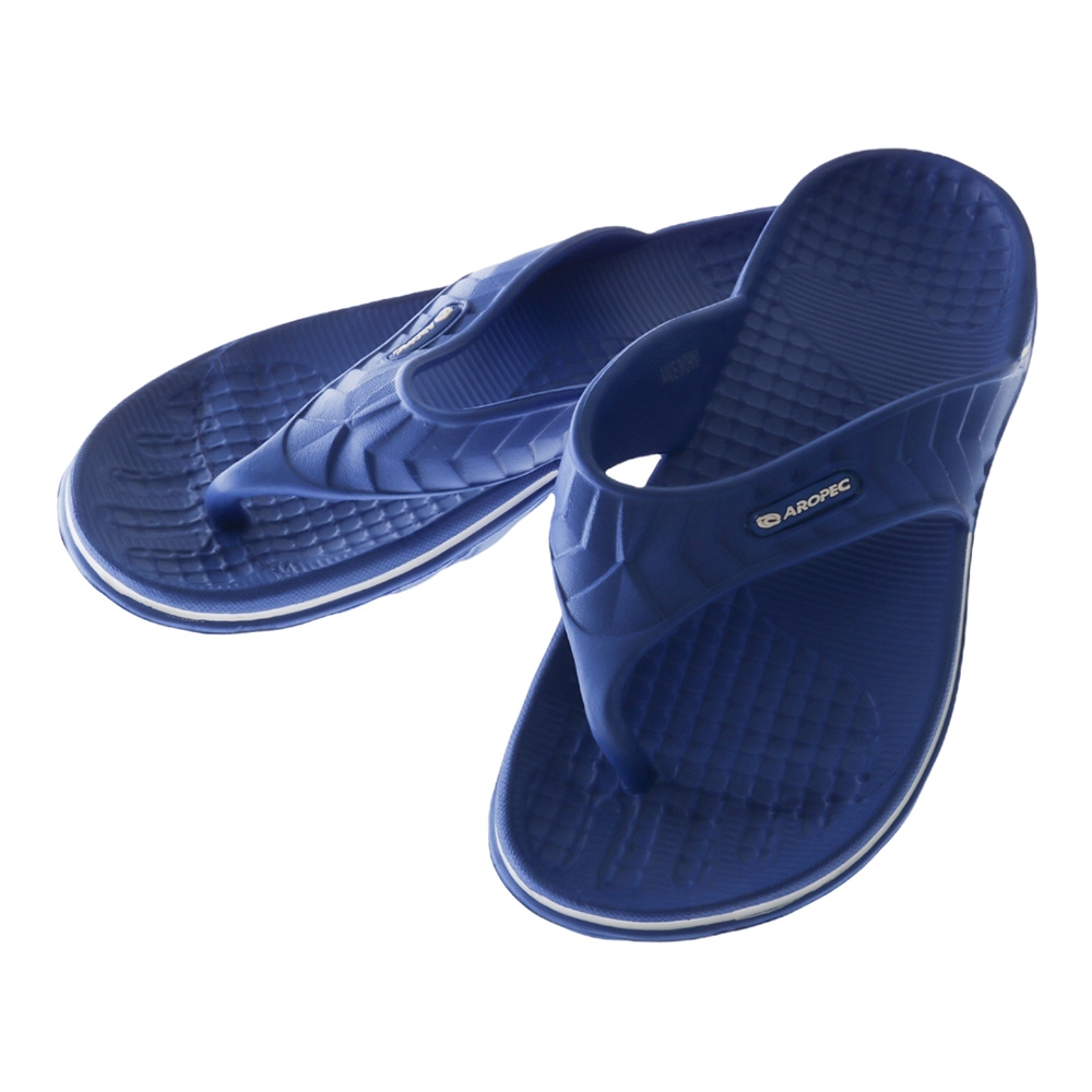 Aropec Lightweight Beach Jandals Blue US9