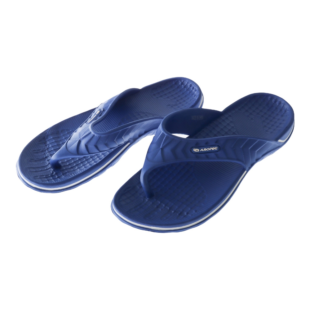 Aropec Lightweight Beach Jandals Blue US9