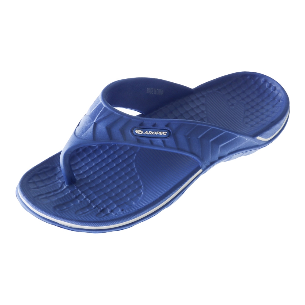 Aropec Lightweight Beach Jandals Blue US7