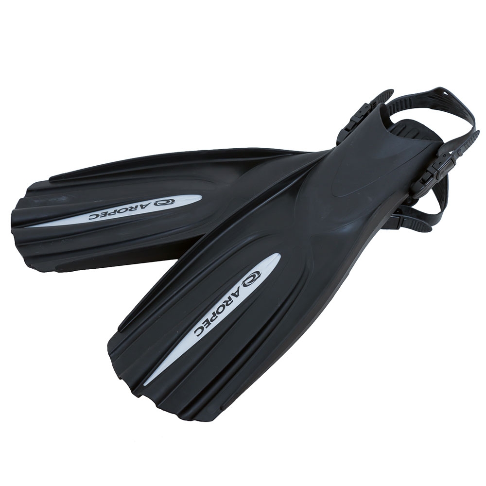 Aropec Open Heel Plastic Dive Fins US9-11