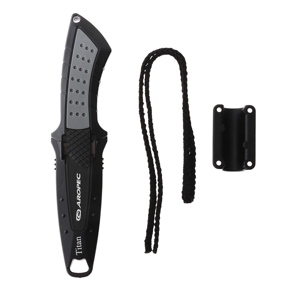 Aropec Titanium BC Dive Knife with Sheath 16cm