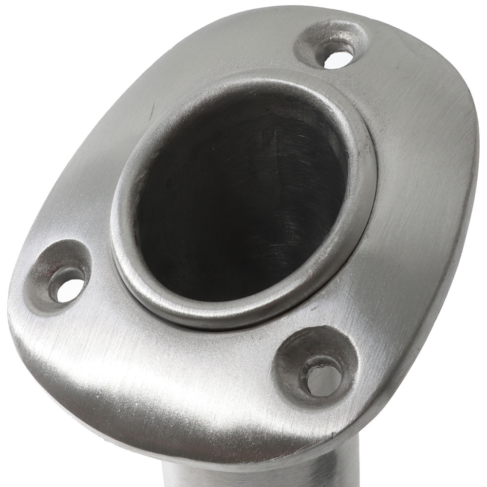 Hi-Tech Aluminium 30-Degree Flush Mount Angled Rod Holder - 3 Holes