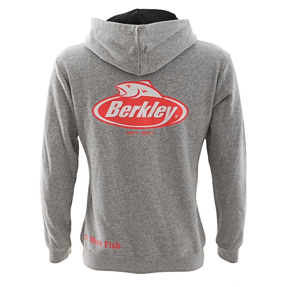 Berkley Mens Hoodie Grey Marle Small