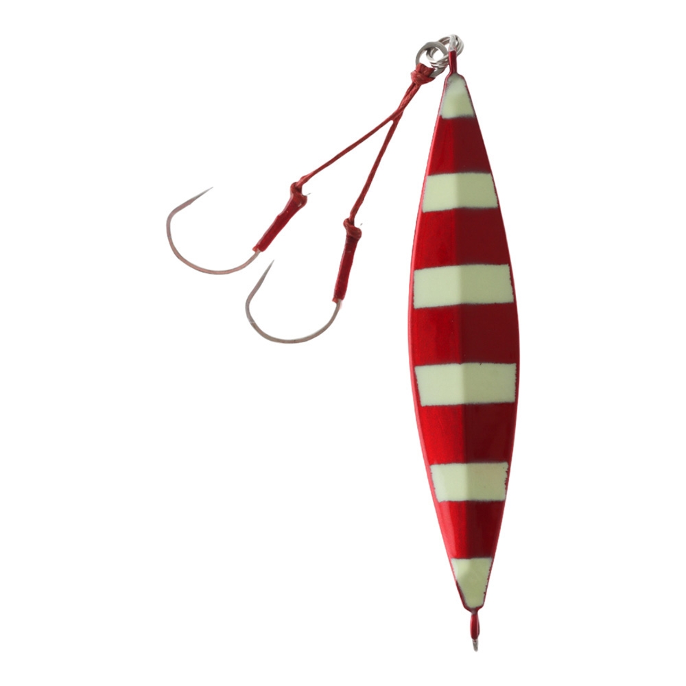 Berkley Skid Slow Pitch Jig 40g Zebra Red