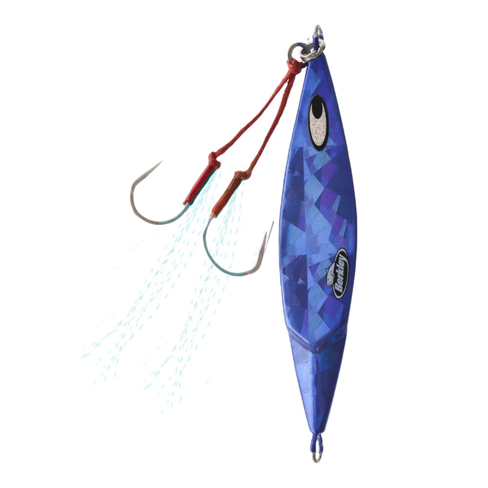 Berkley Skid Slow Pitch Jig 40g Zebra Blue