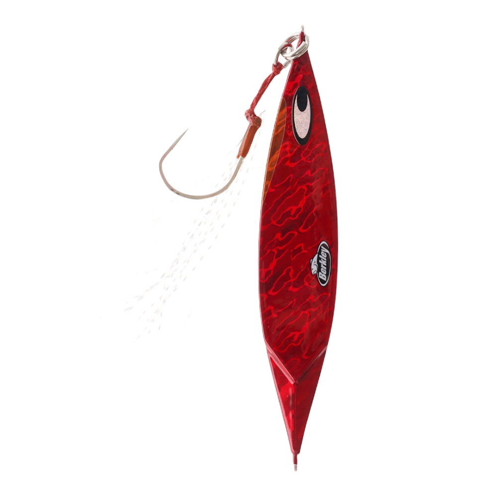 Berkley Skid Slow Pitch Jig 80g Zebra Red