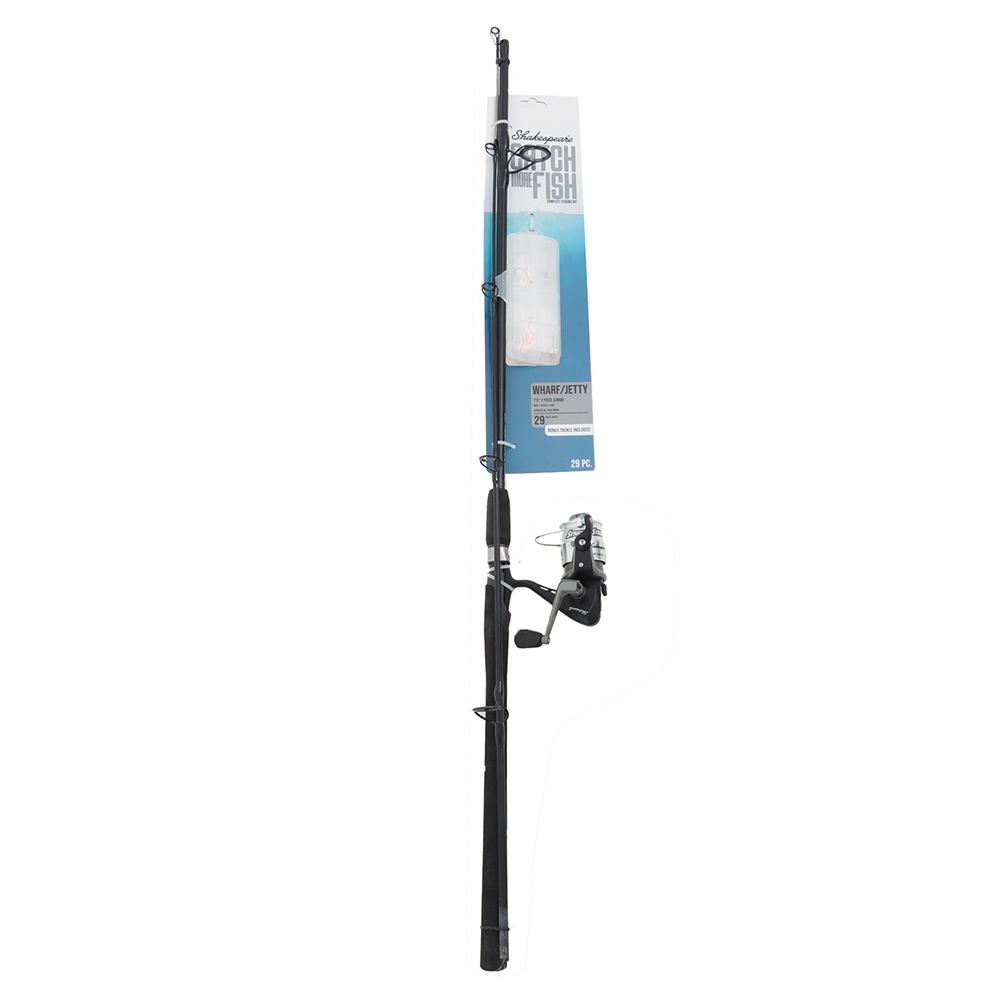 Shakespeare Catch More Fish Wharf/Jetty Kids Combo with Tackle 7ft 3-5kg 2pc