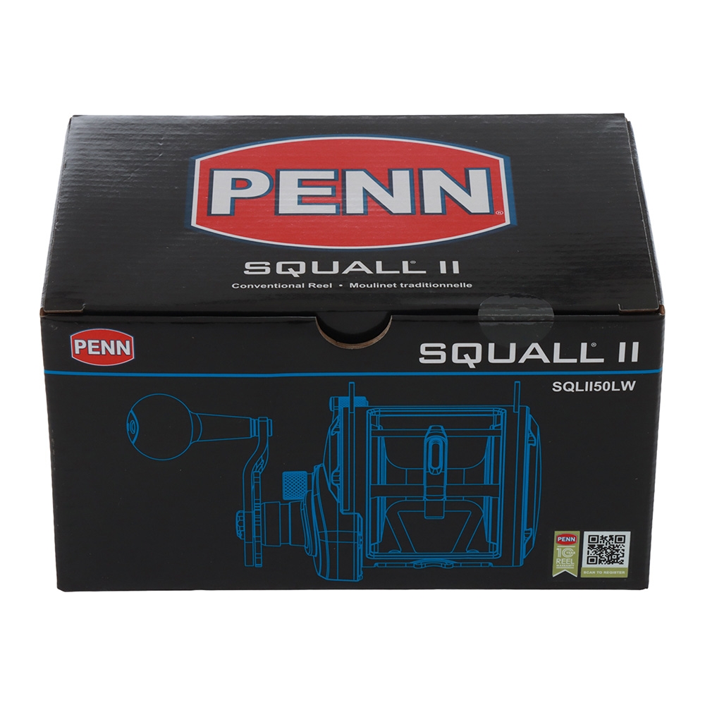 PENN Squall II 50 Level Wind Reel