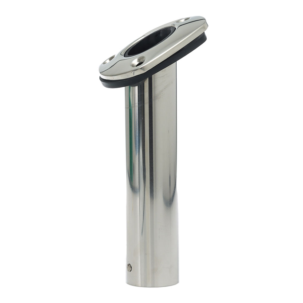 Sea-Dog Flush Mount Rod Holder Stamped 304 Stainless Steel 30 Deg