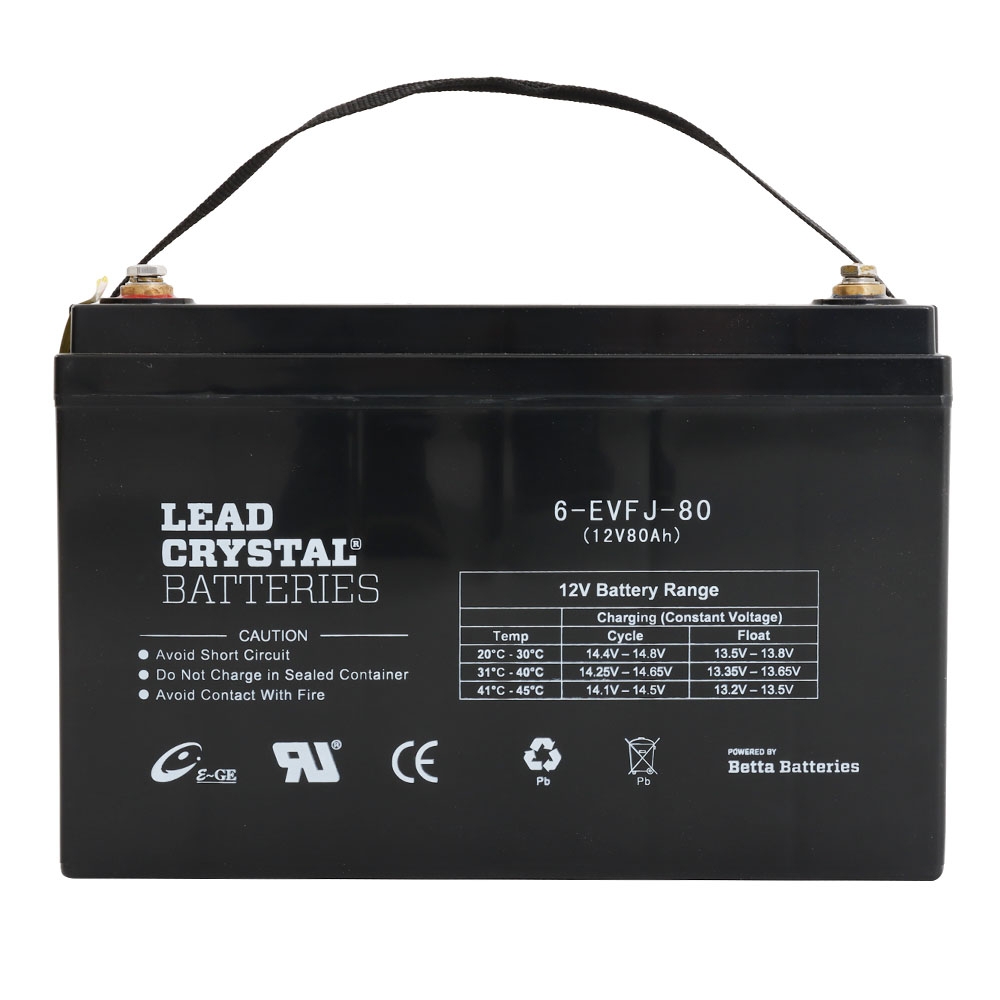 Betta EVFJ Lead Crystal Deep Cycle Battery 12v 80Ah