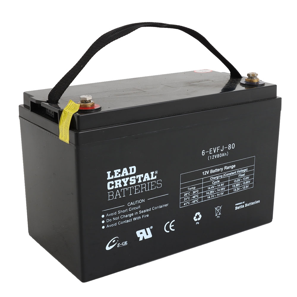 Betta EVFJ Lead Crystal Deep Cycle Battery 12v 80Ah