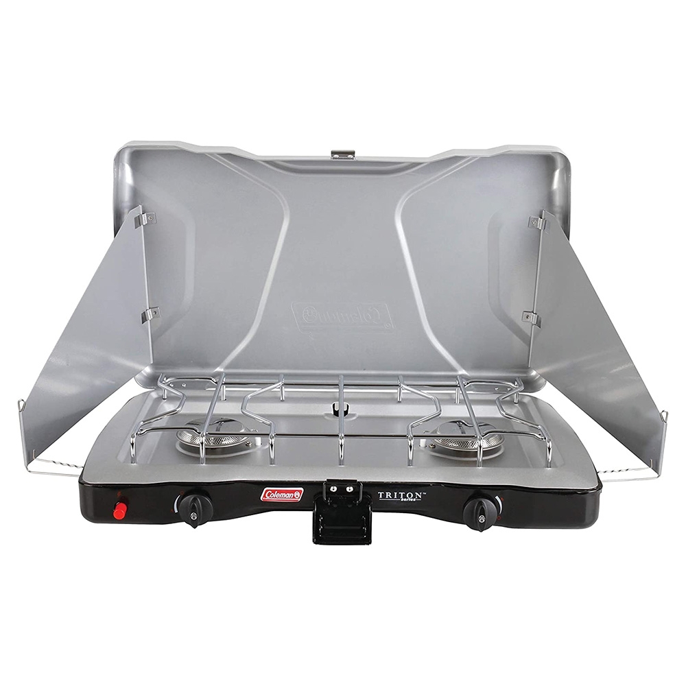 Coleman Triton 2 Burner EI Stove with Hose