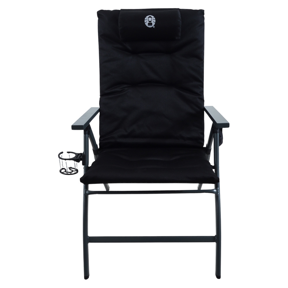 Coleman 5 Position Padded Chair Black