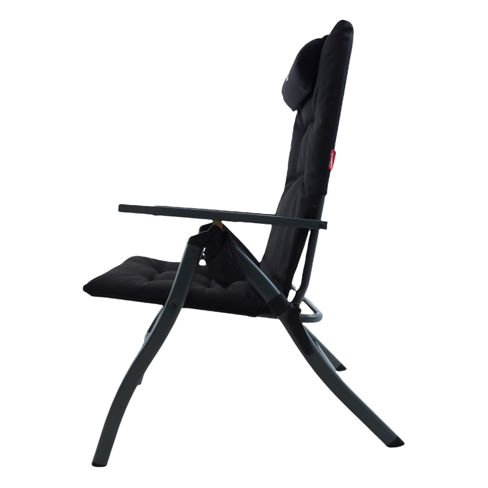 Coleman 5 Position Padded Chair Black