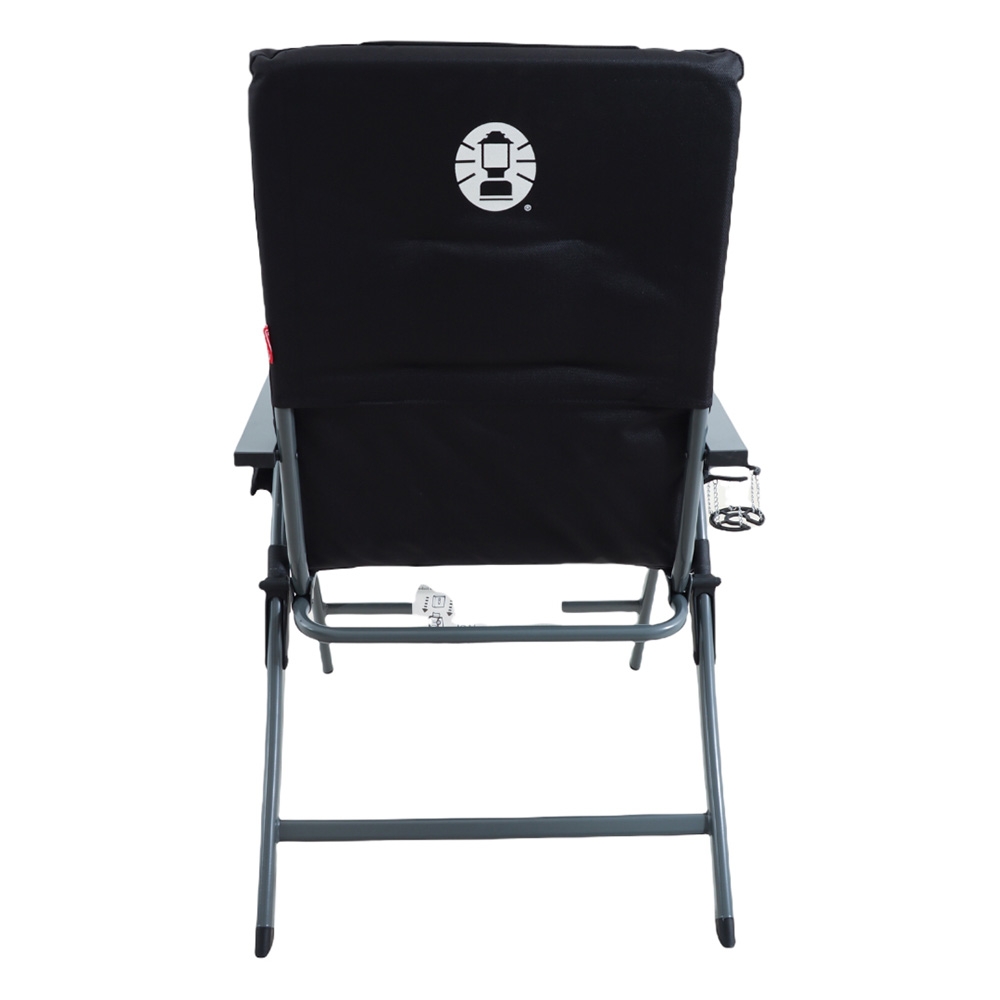Coleman 5 Position Padded Chair Black