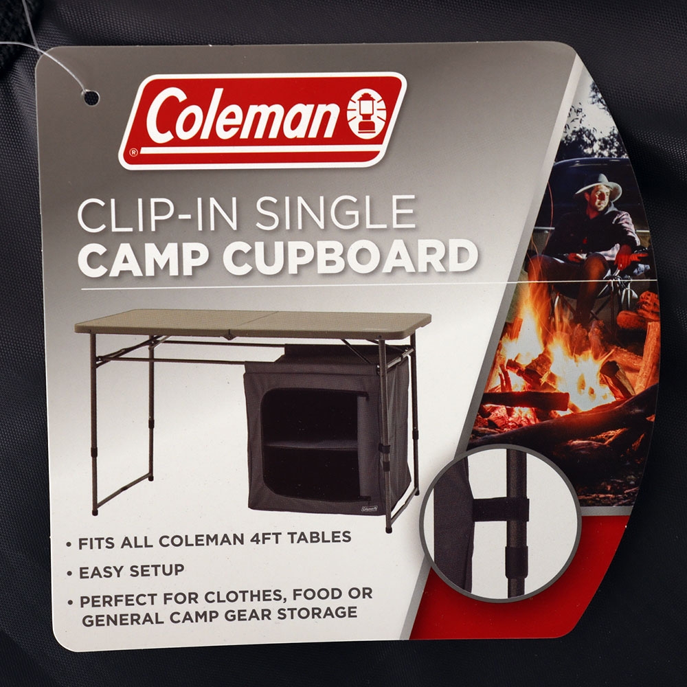 Coleman Clip-In Single Camp Cupboard for 4ft Table