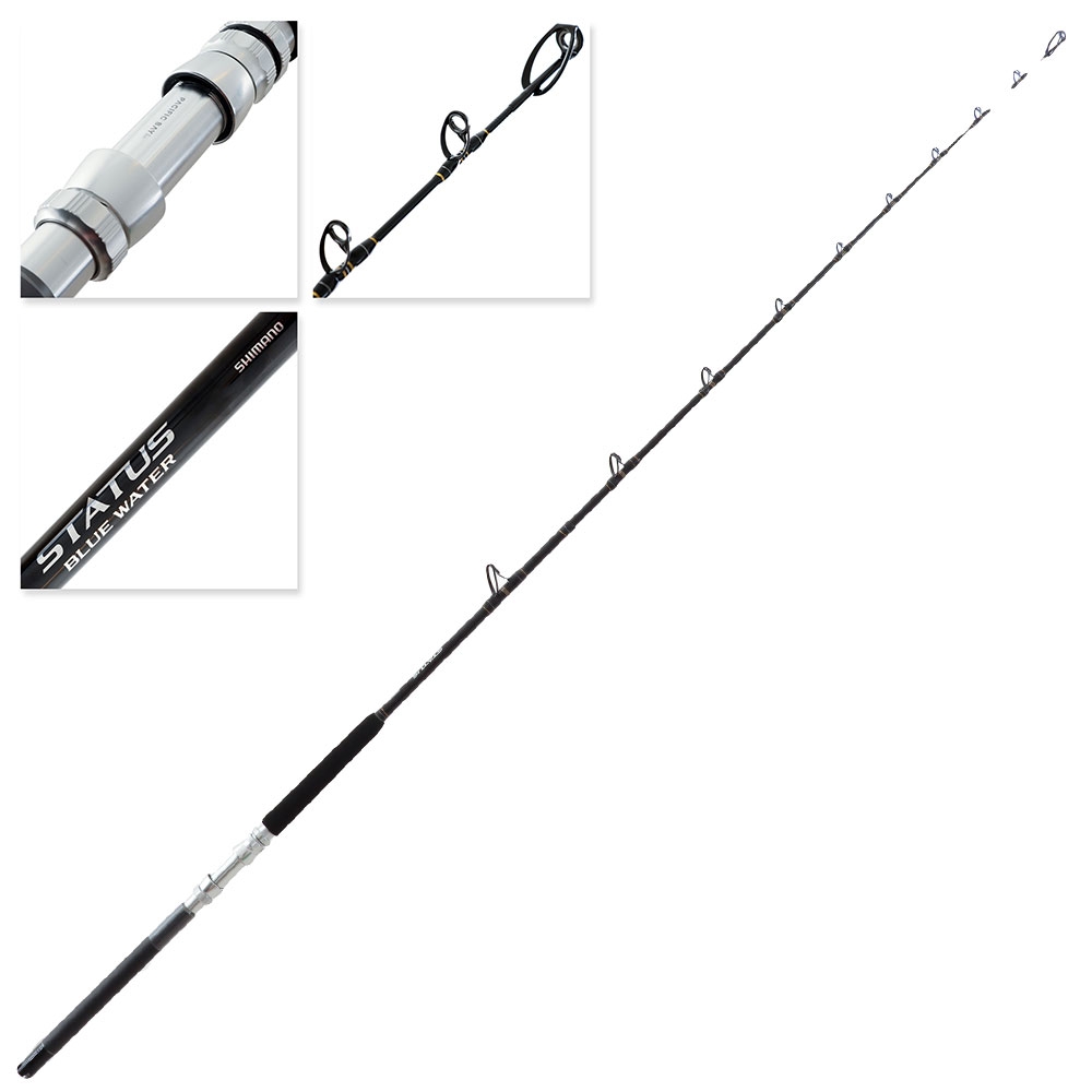 Shimano Status Blue Water Carbon Straight Butt Drone Rod 8ft 24-37kg 3pc - Used, Butt section Only