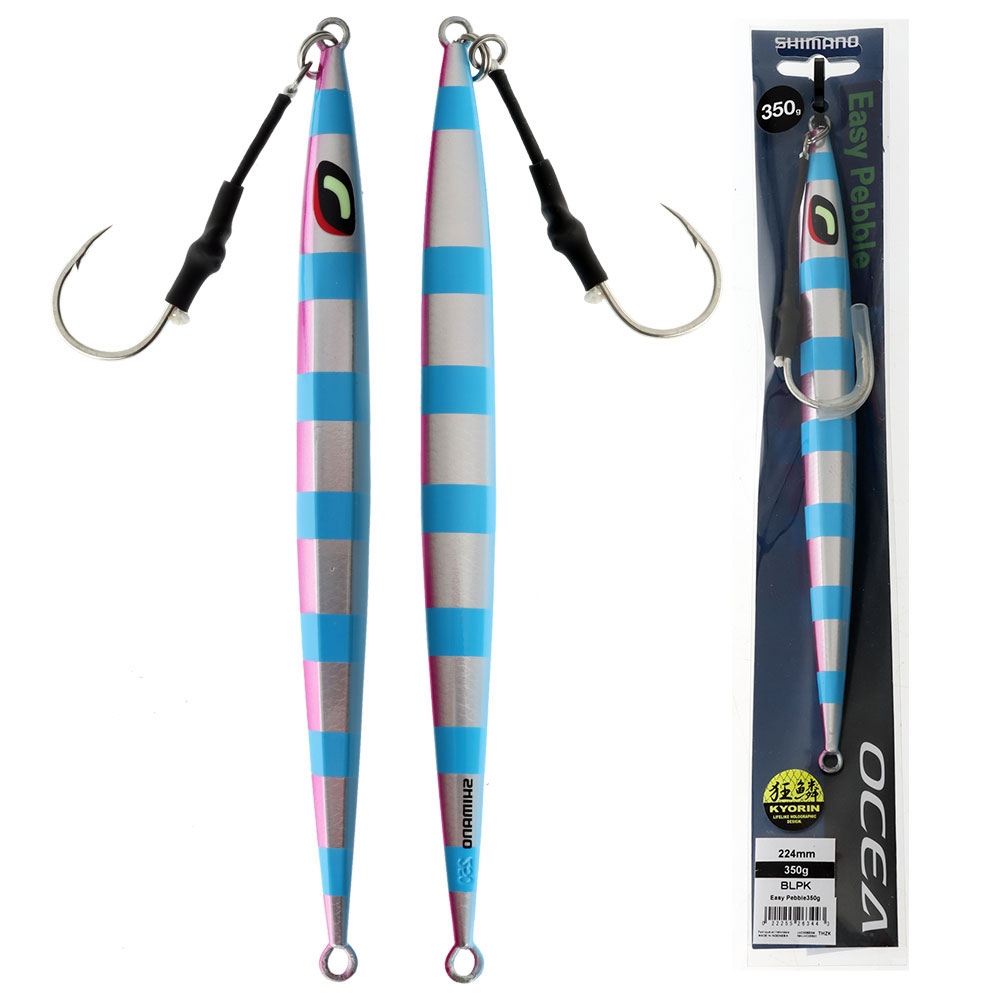 Shimano Ocea Easy Pebble Jig 350g Blue Pink