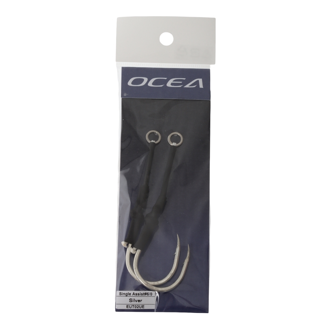 Shimano Ocea Easy Pebble Replacement Single Assist Hook 6/0 2pc