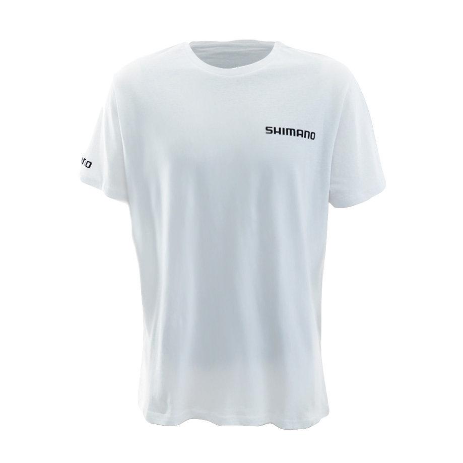 Shimano On The Drop Mens T-Shirt White 2XL