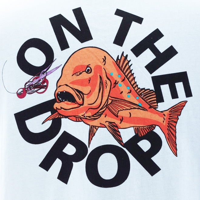 Shimano On The Drop Mens T-Shirt White 2XL