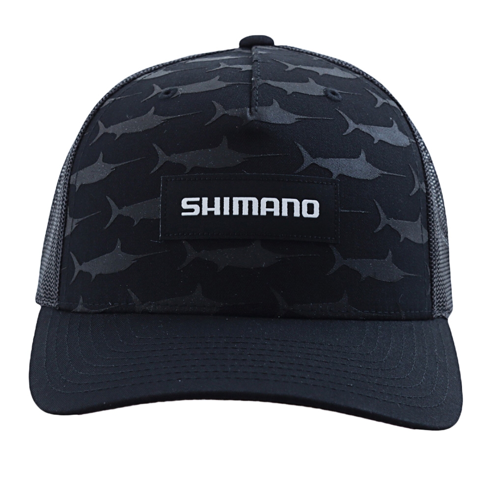 Shimano Embossed Marlin Cap Black