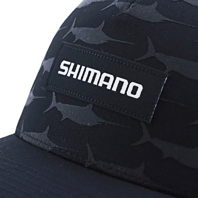 Shimano Embossed Marlin Cap Black