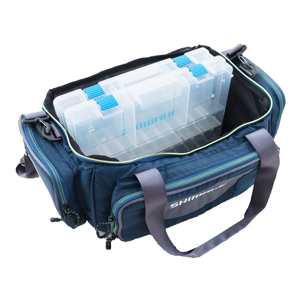 Shimano Shoulder Tackle Bag with 2 x 370 Tackle Boxes