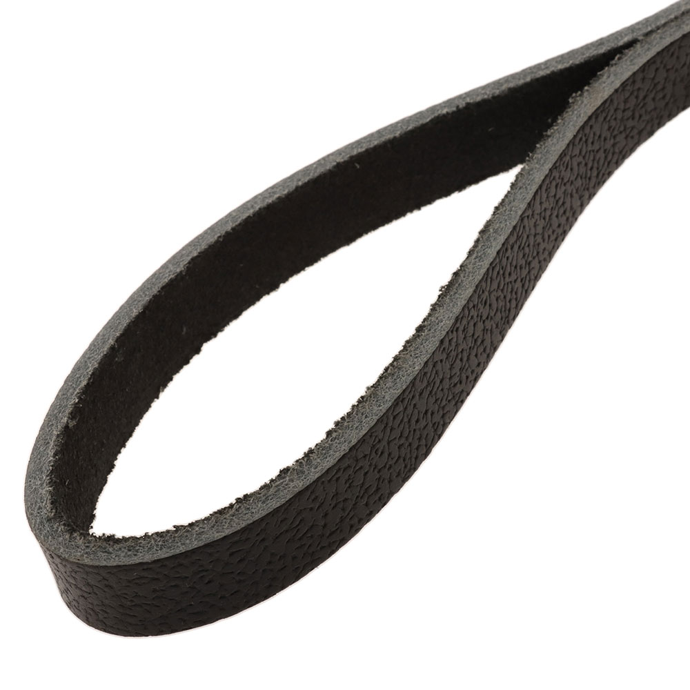 Taurus Plain Leather Dog Lead with Snap Hook 105cm Black