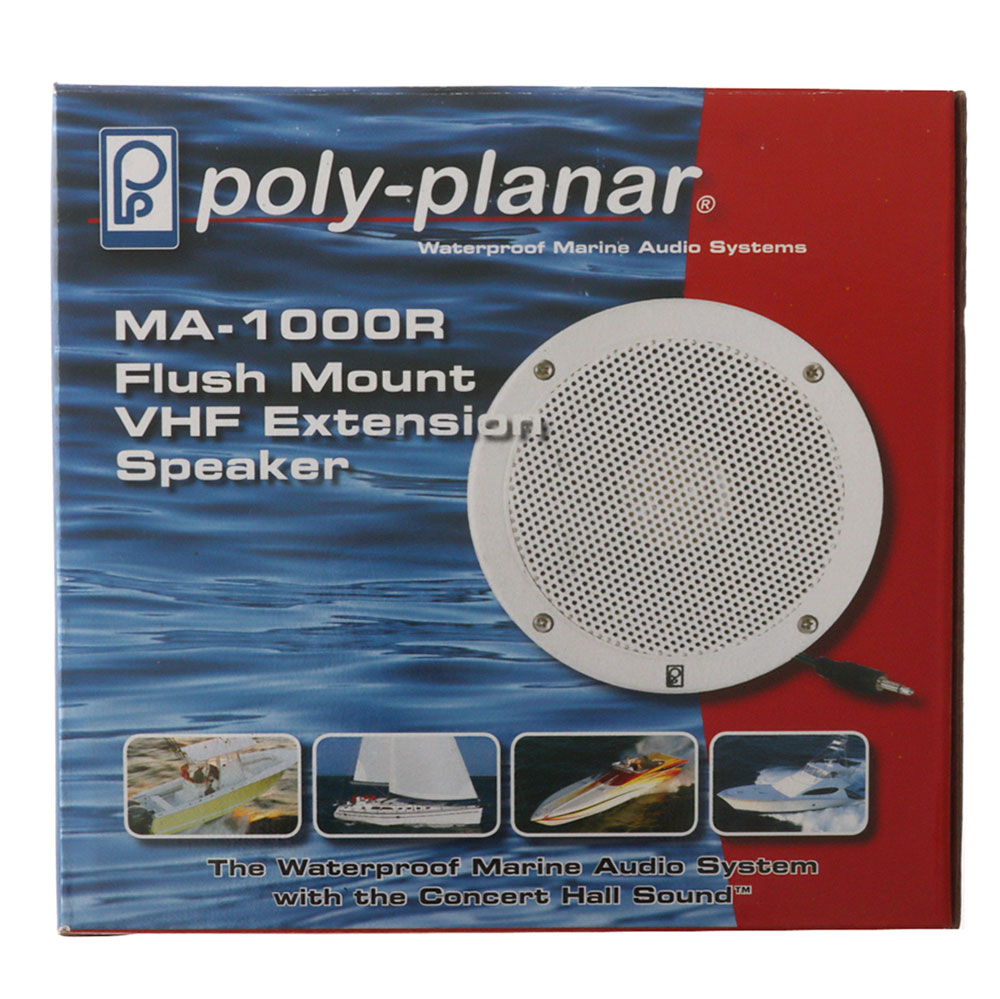 Poly-planar MA1000RW 5'' VHF Extension Speakers Flush Mount 