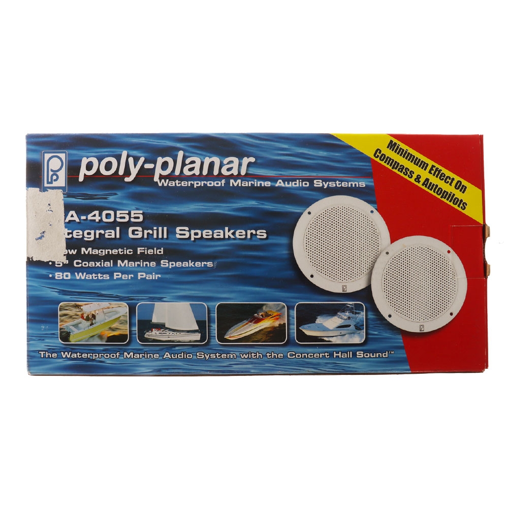 Polyplanar MA-4055 2 Way Coax Integral Grill Performance Speaker 5in