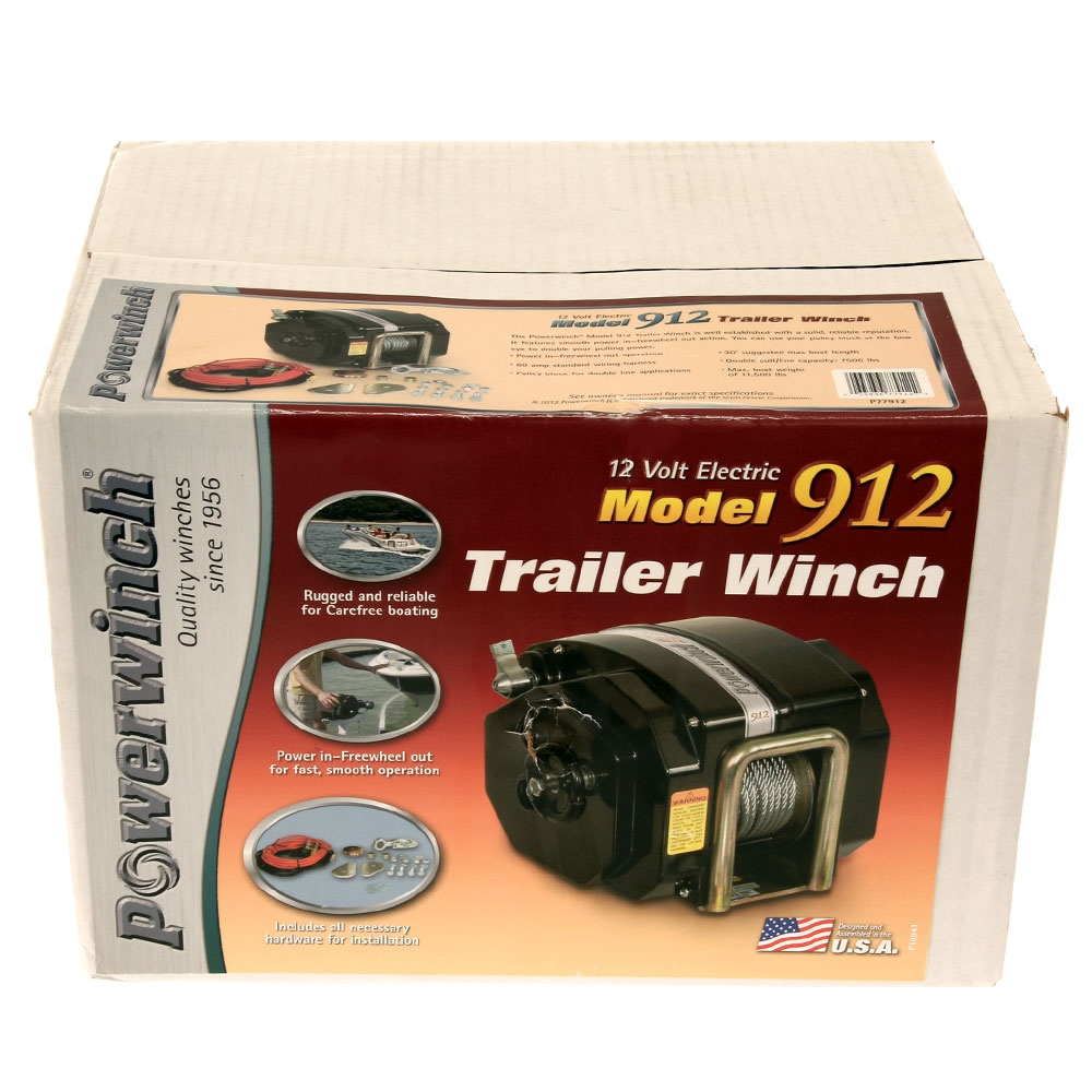 Powerwinch 912 Trailer Winch 12v 10000lb