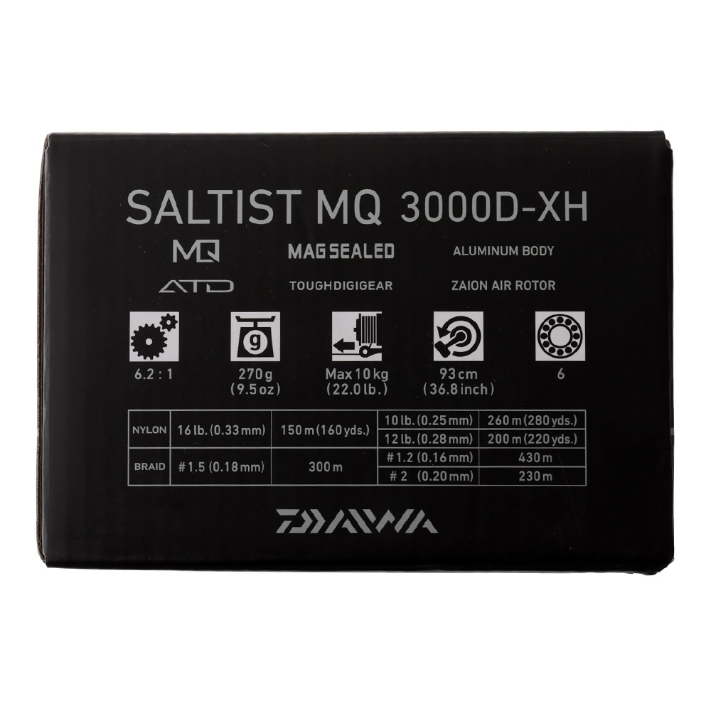 Daiwa Saltist MQ 3000D-XH Light Tackle Spinning Reel
