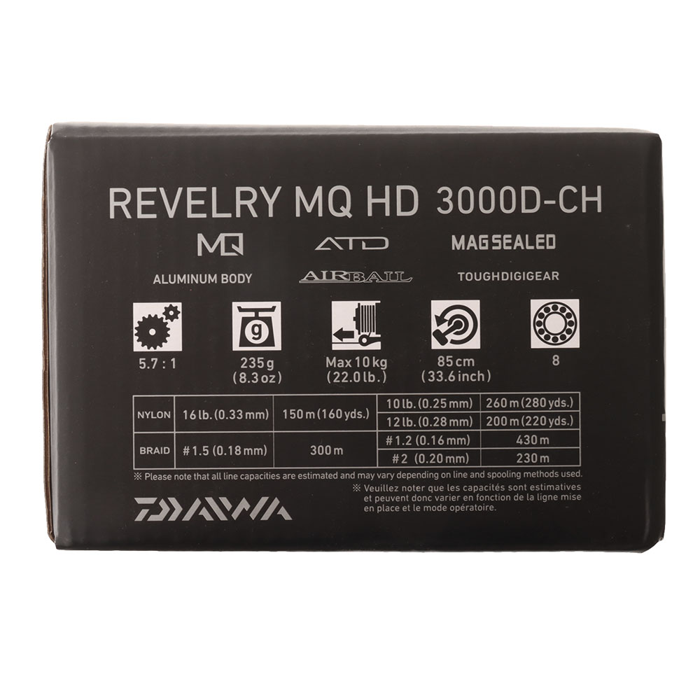 Daiwa Revelry MQ HD 3000D-C Light Spinning Reel