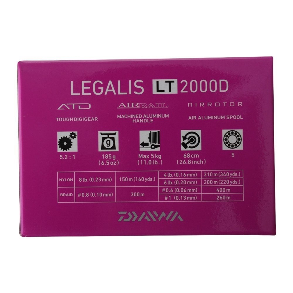 Daiwa Legalis 2000D Light Tough Graphite Spinning / Micro Baiting Combo 7ft 3kg 2pc