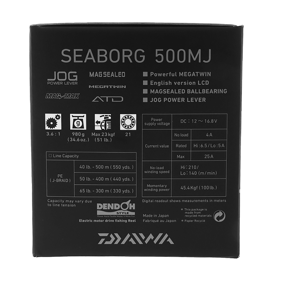 Daiwa Seaborg 500MJ Electric Reel