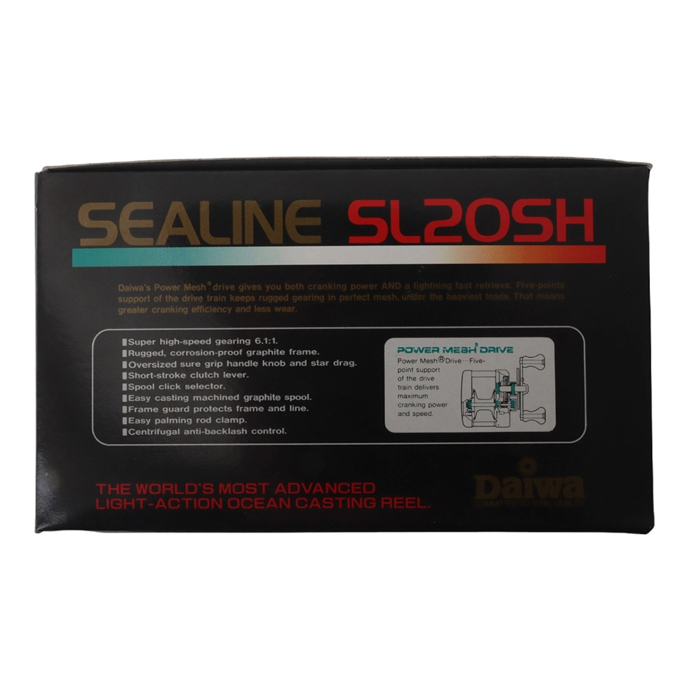 Daiwa Sealine SL-20SH Black/Gold Boat Overhead Reel Daiwa Sealine SL-20SH Black/Gold Boat Overhead Reel