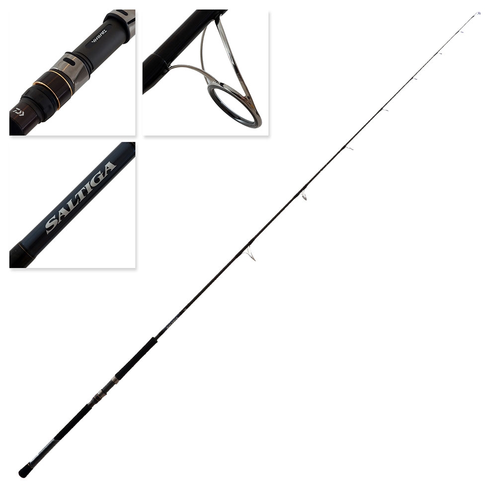 Daiwa Saltiga C 82-4 Spinning Stickbait Rod 8ft 2in PE4 80g 2pc - Dent on foam butt