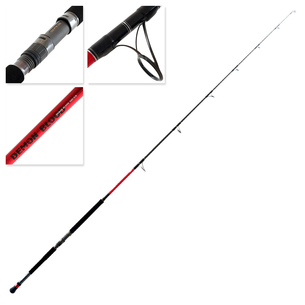 Daiwa 20 Demon Blood Spinning Stickbait Rod 8ft PE6-8 2pc