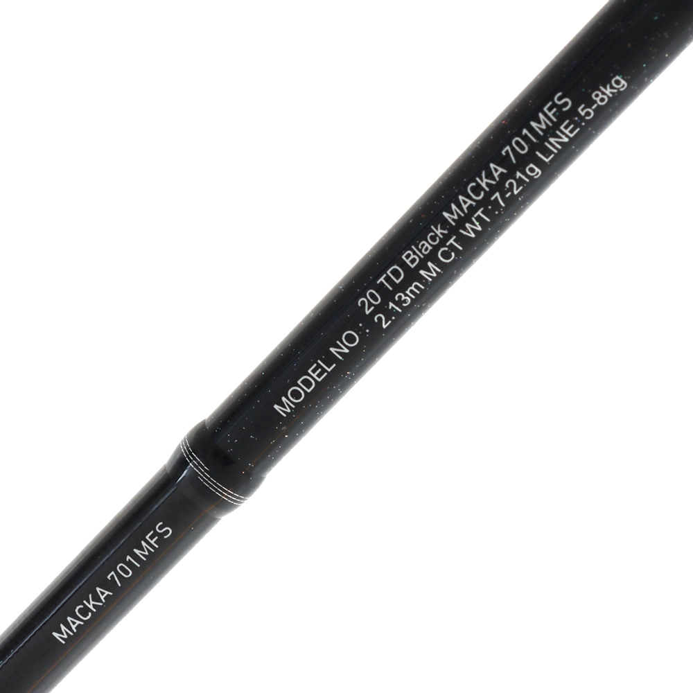 Daiwa 21 TD Black Macka 701MFS Spinning Softbait Rod 7ft 4-6kg 1pc Daiwa 21 TD Black Macka 701MFS Spinning Softbait Rod 7ft 4-6kg 1pc