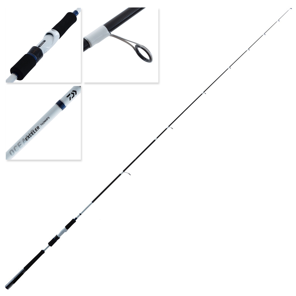 Daiwa 21 Exceler Oceano 762MHFS Spinning Soft Bait Rod 7ft 6in 5-9kg 2pc