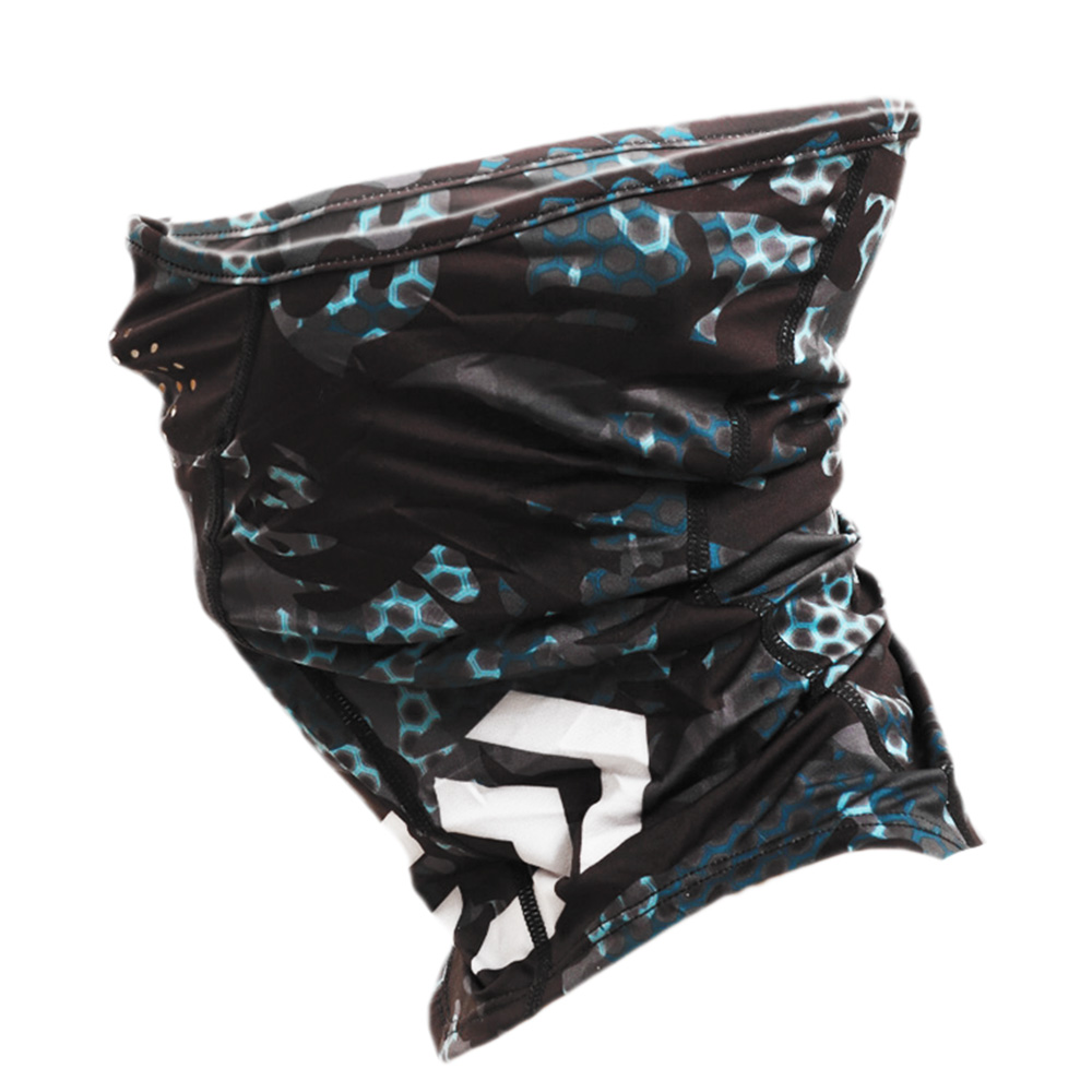 Daiwa Neck Gaiter / Headwear Blue Hex Camo
