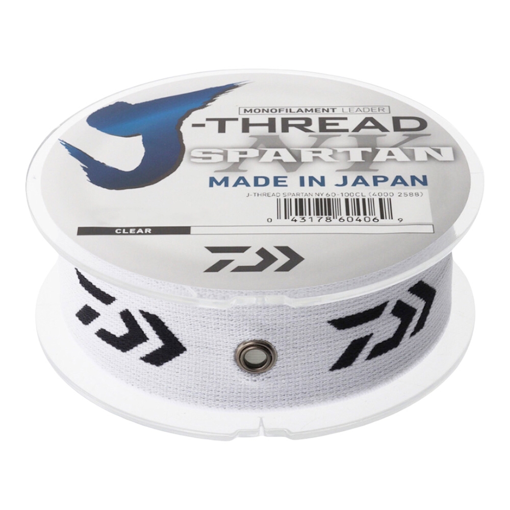 Daiwa J-Thread Spartan NY Monofilament Leader White 100lb 70m