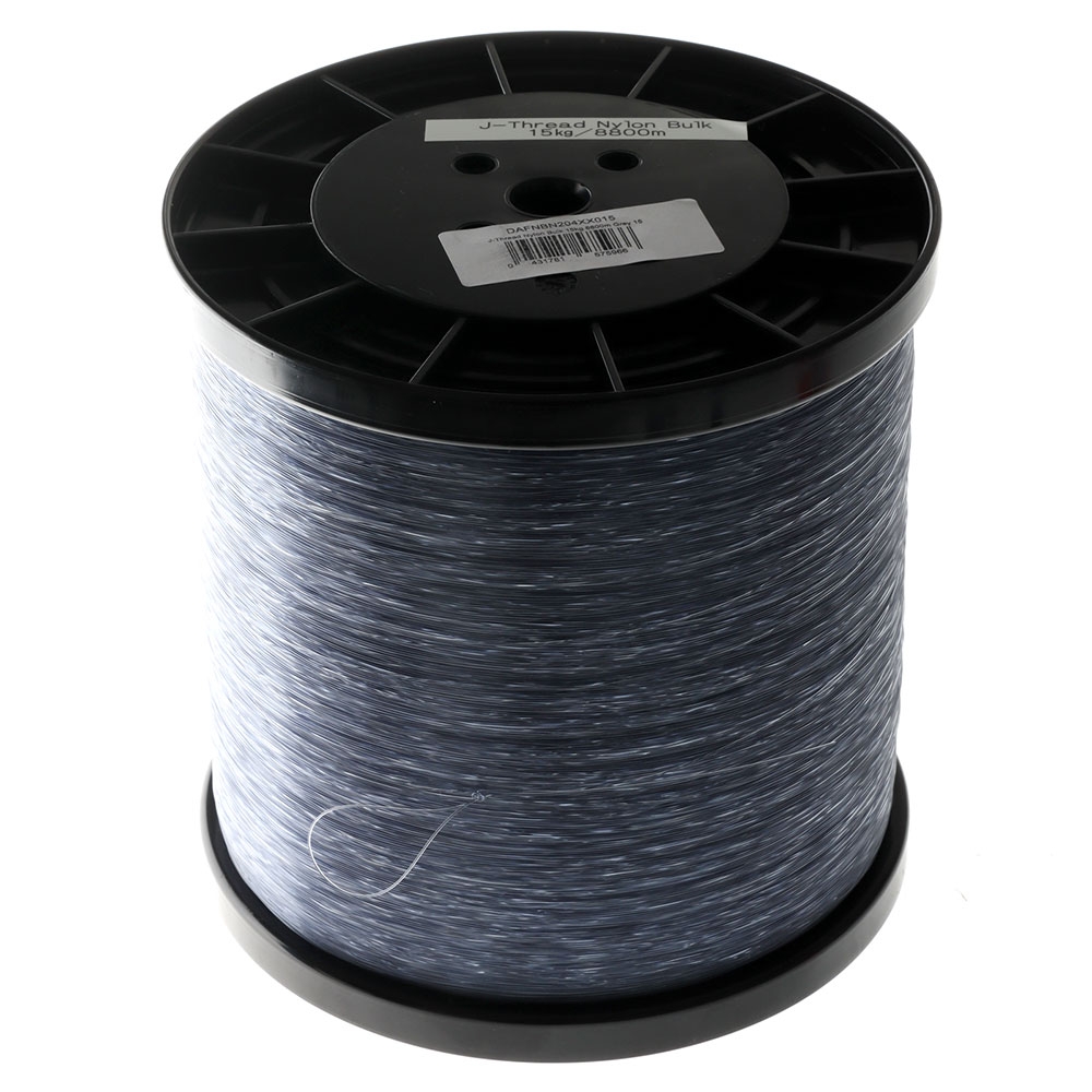 Daiwa J-Thread Nylon Monofilament Line Bulk Grey 15kg 8800m