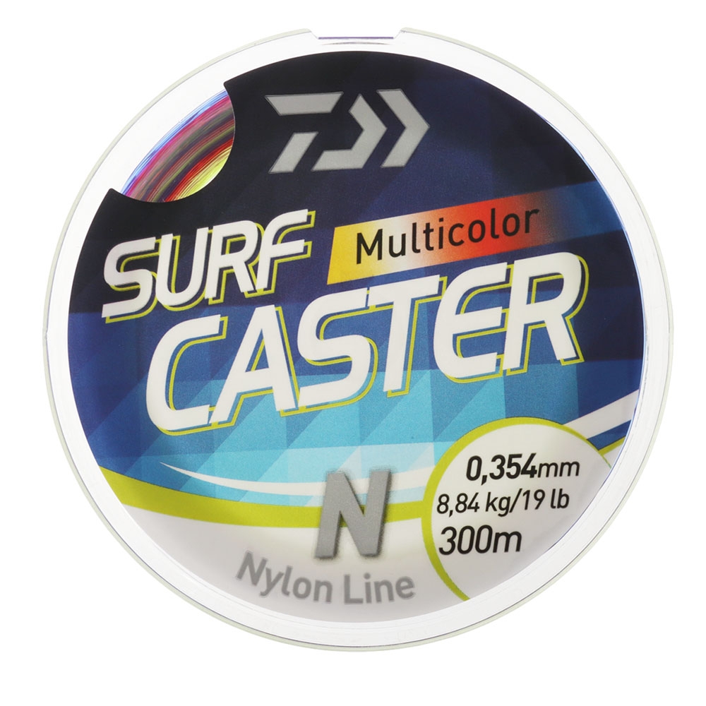 Daiwa Surfcaster 4C Multi-Colour Nylon Line 19lb 300m