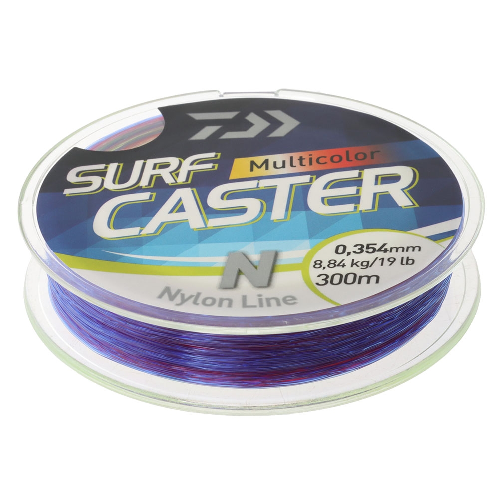Daiwa Surfcaster 4C Multi-Colour Nylon Line 19lb 300m
