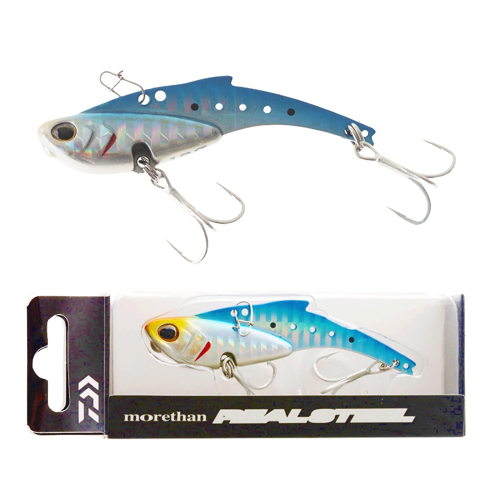 Daiwa Morethan Real Steel Vibe Lure 76mm 26g Blue