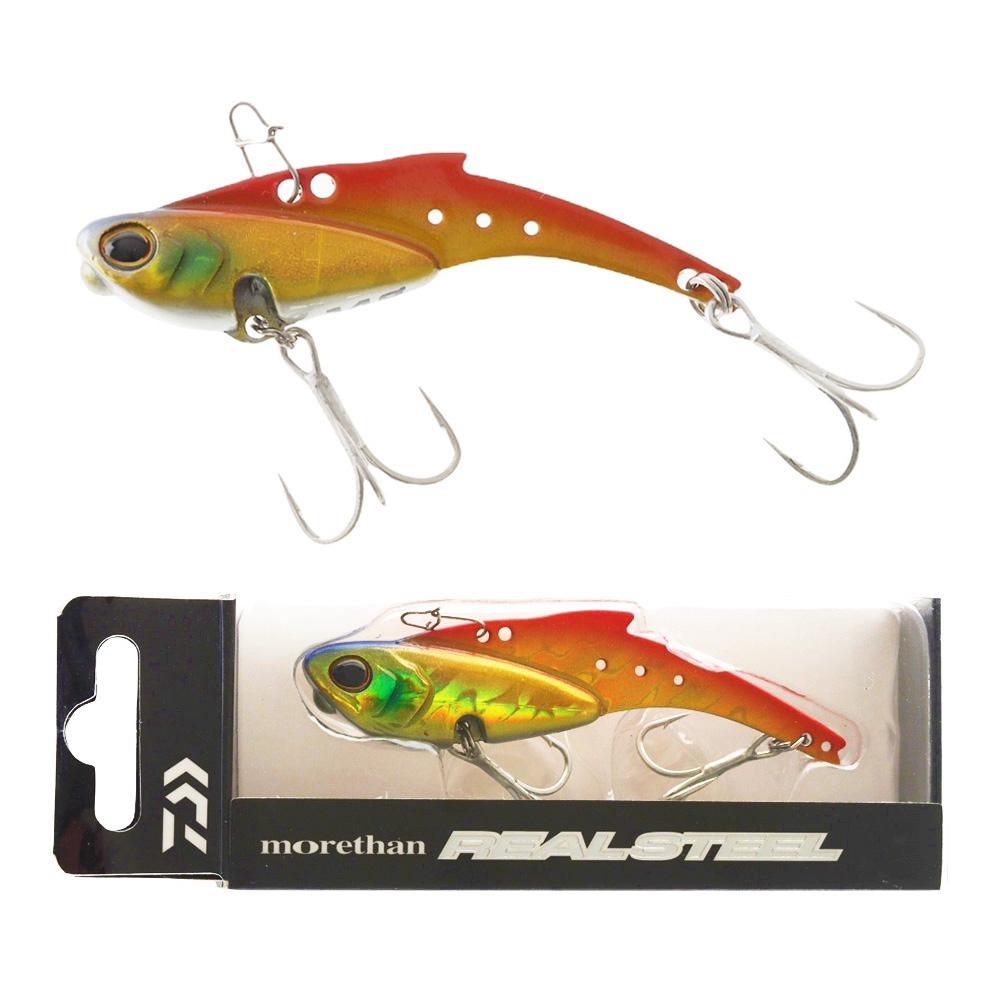 Daiwa Morethan Real Steel Vibe Lure 76mm 26g Orange