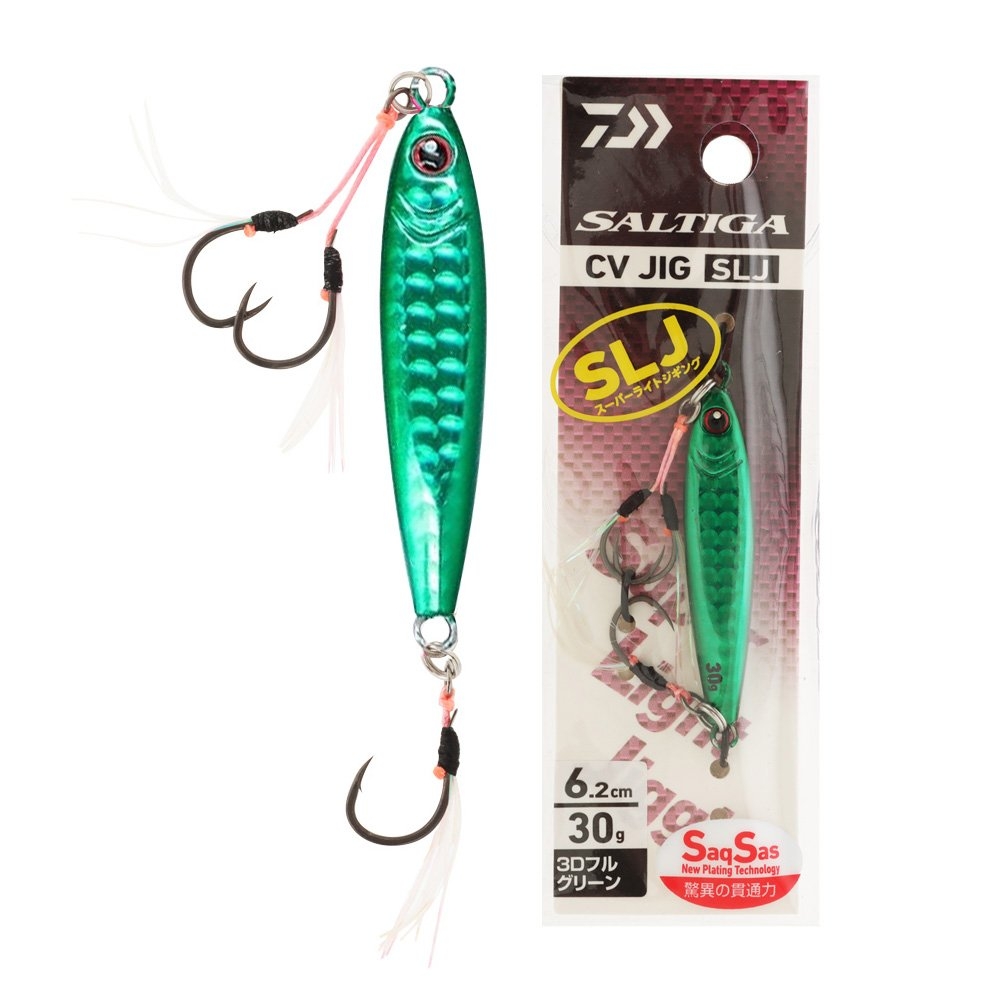 Daiwa Saltiga CV Jig SLJ Micro Jig 30g Green