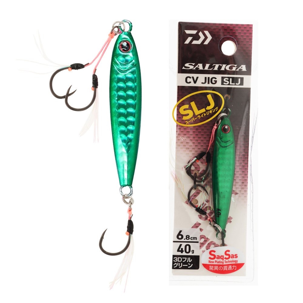 Daiwa Saltiga CV Jig SLJ Micro Jig 40g Green